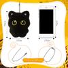 Assorted Style Black Cat Plush Shape Bag Charm Cute Black Cat Plush Toy Keychain Backpack Hanging Bag Decoration Holiday Gifts