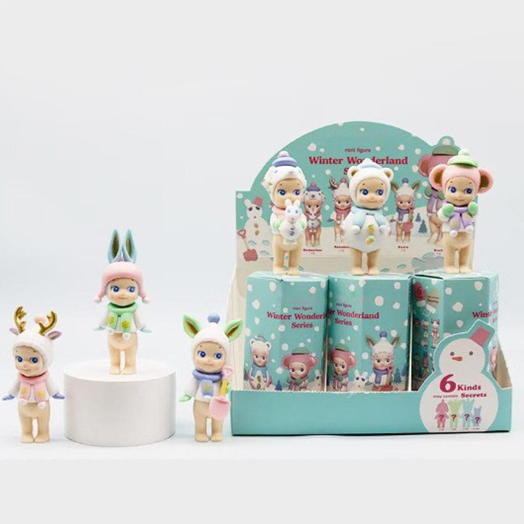 Cute Angel Box With Fashion Doll Decoration, Character Series - Papa Angel-Winter Dream