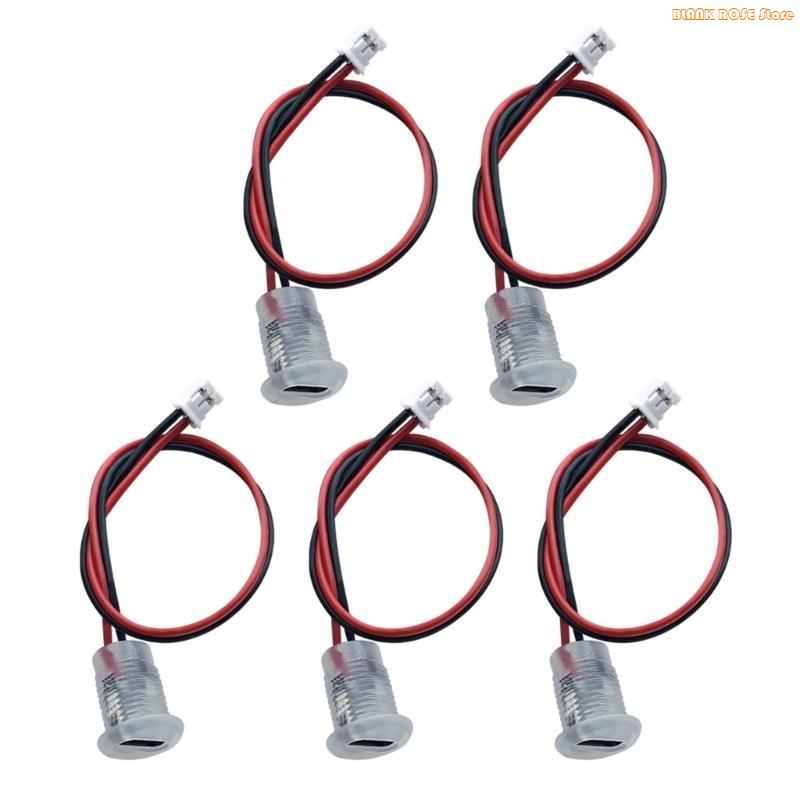 

K1AE 5Pcs Charging Device Plug Socket Type C Female 2Pin USB Connector Female Socket Charging With Wire Enduring