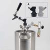 Mini-Fass Ball Lock Zapfhahn Spender Inklusive 50cm Silikonschlauch 304 Edelstahl Spender Homebrew Spear