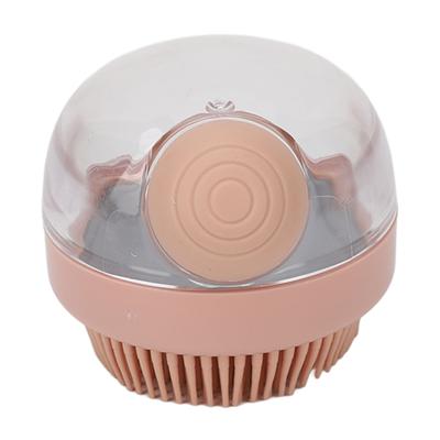 Silicone Body Scrubber with Soap Dispenser Lathers Well Exfoliating Shower Scrubber for Women Men