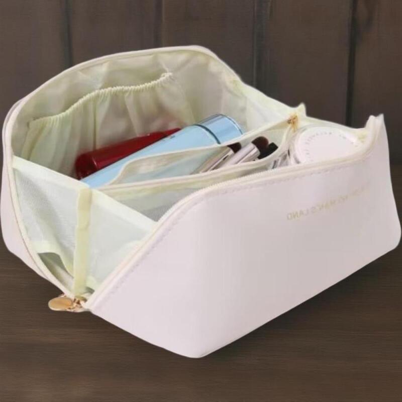 Женская большая дорожная косметичка-органайзер на молнии black