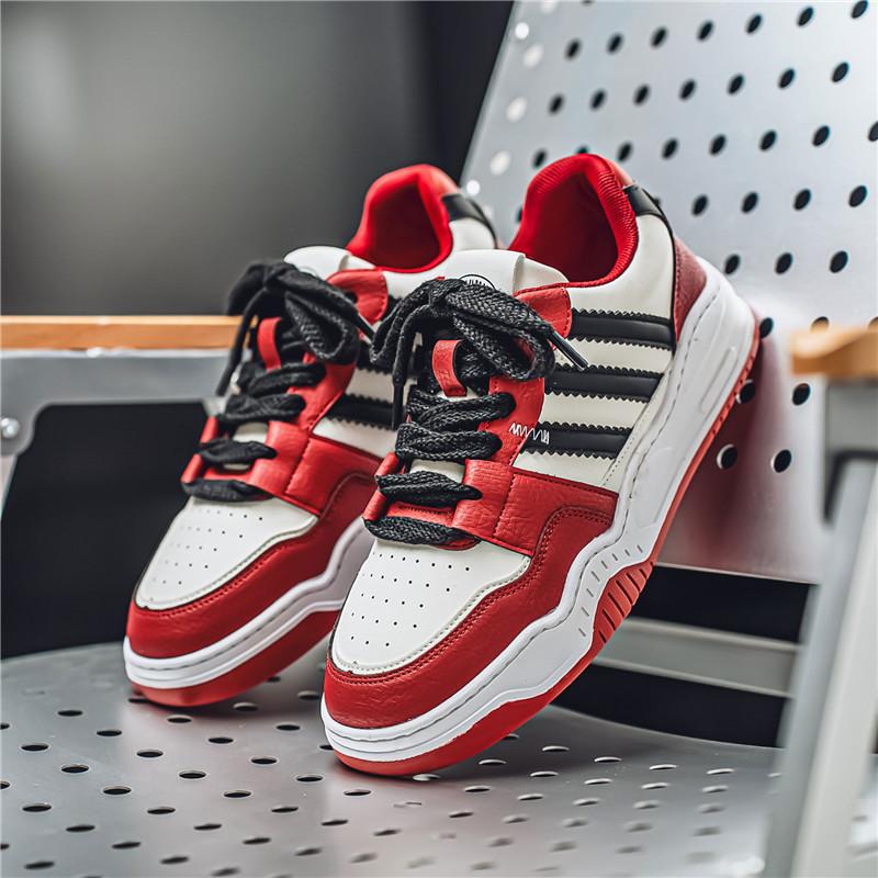 Moda pentru bărbați Pantofi de skateboard ocazional de jos pentru băieți Pantofi comozi Studenți de sex masculin Trend Talpă moale Clasic Respirabil Sală de sport Anti-alunecare