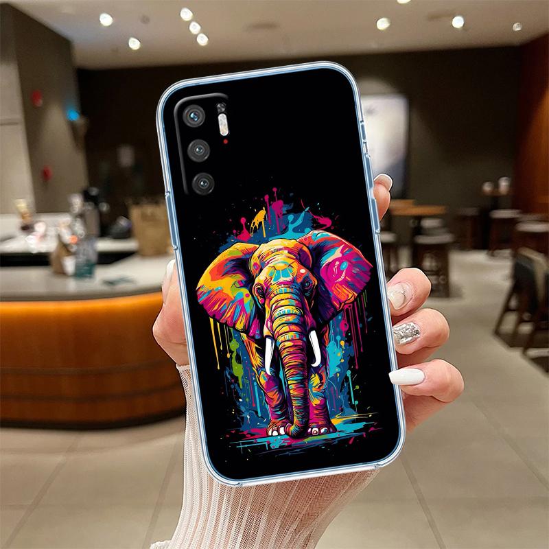 RE5 Animal Elephant Phone Case for Motorola Moto G10 G20 G30 G31 G32 G34 G35 G41 G42 G50 G51 G52 G55 G60 G60S G62 G71 G72 G75