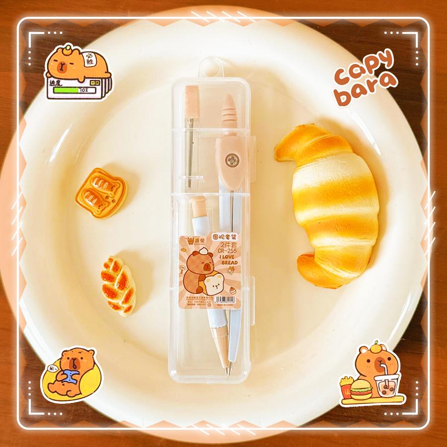 

school caliper School supplies Study geometria school compass drawing tool cute capybara professional compass children