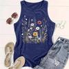 Spring and Summer Top T-shirt Round-neck Pullover Vest