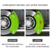 For Volkswagen VW Rline Golf 3 5 Polo Passat GTI MK3 MK7 Tiguan Beetle 4Pcs Car Vinyl Brake Caliper Sticker Vehicle Wheel Decals Jb9