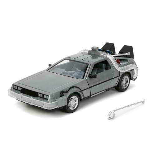 Back To the Future Part 1 Jada Toys Metals 1/24 Scale Diecast Time Machine DeLorean 32911 Jada Toys - Hollywood Rides | Back To the Future Part I De L