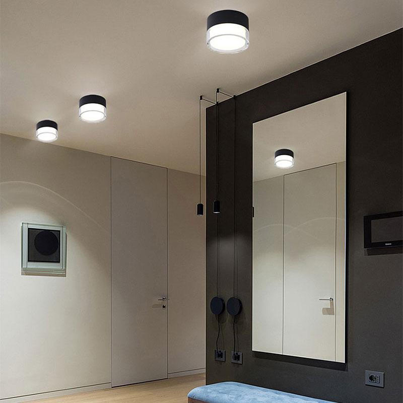 LED Downlight Surface Mounted Nordic Ceiling Light 9W 12W 15W 18W Dimmable Spot Light Circular 5W 7W 24W Living Room Lighting