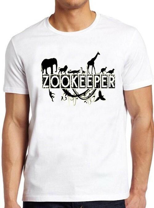 Zoo Keeper Funny Animal Vintage Zoo Graphic Circus Cool Gift Tee T Shirt M256 S