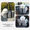 Haustier Hund Autositz Mittelkonsole Hund Autositz Vordersitz Tier Transportbox Universelle Haustier Sitzbezug Sicherheitstasche für kleine mittlere Hunde