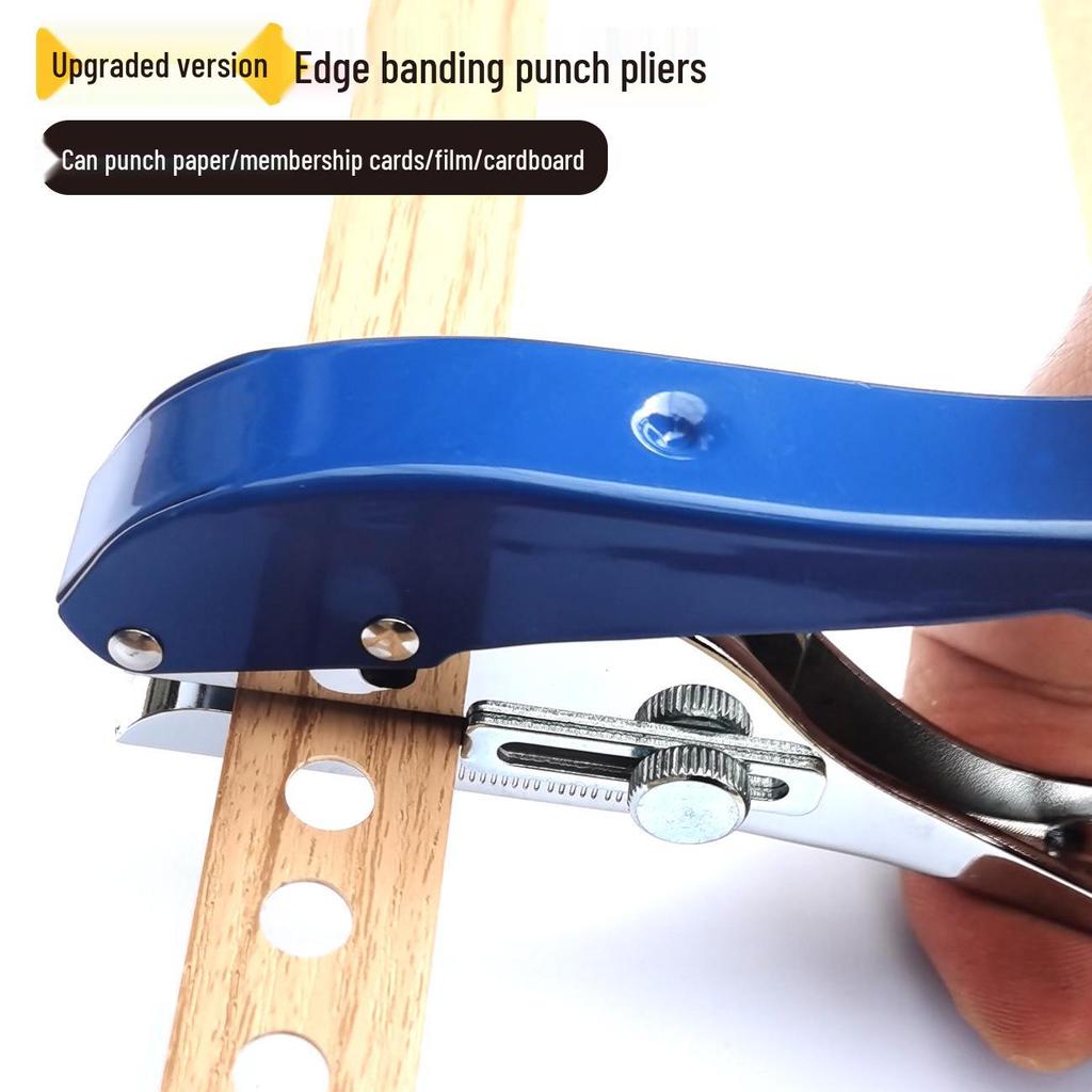 Woodworking Edge Banding Hole Punchers & Angle Pliers with Countersink Drill Bits & Manual Hole Punch Machines