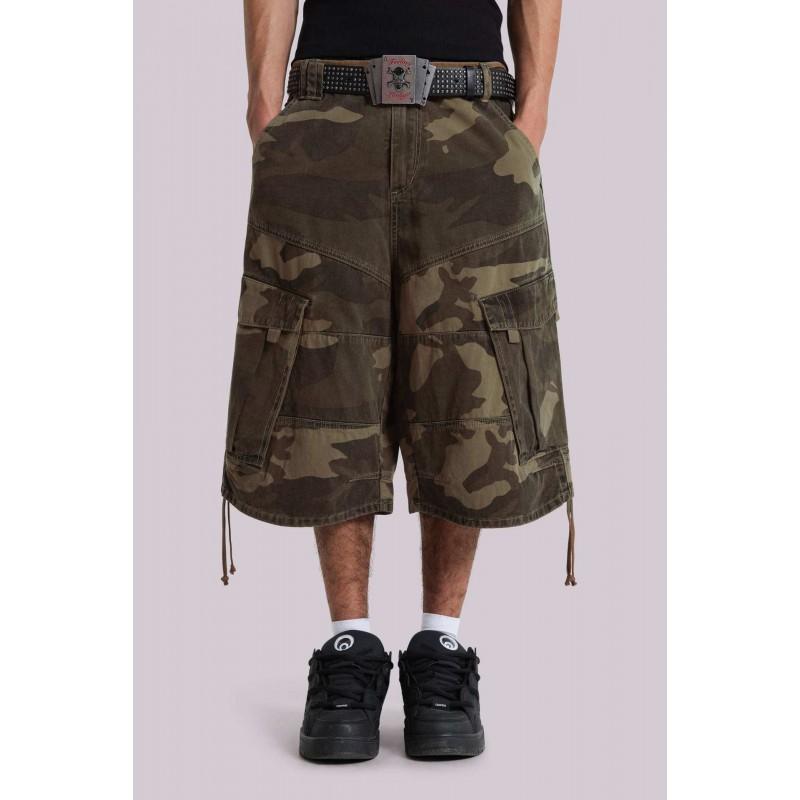 Mens Straight Cut Denim Shorts With