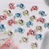 Resin Bow Nail Charm 3D Nail Charms Rhinestone Nail Art Nail Decoration Korean Style Bowknot Design for Women