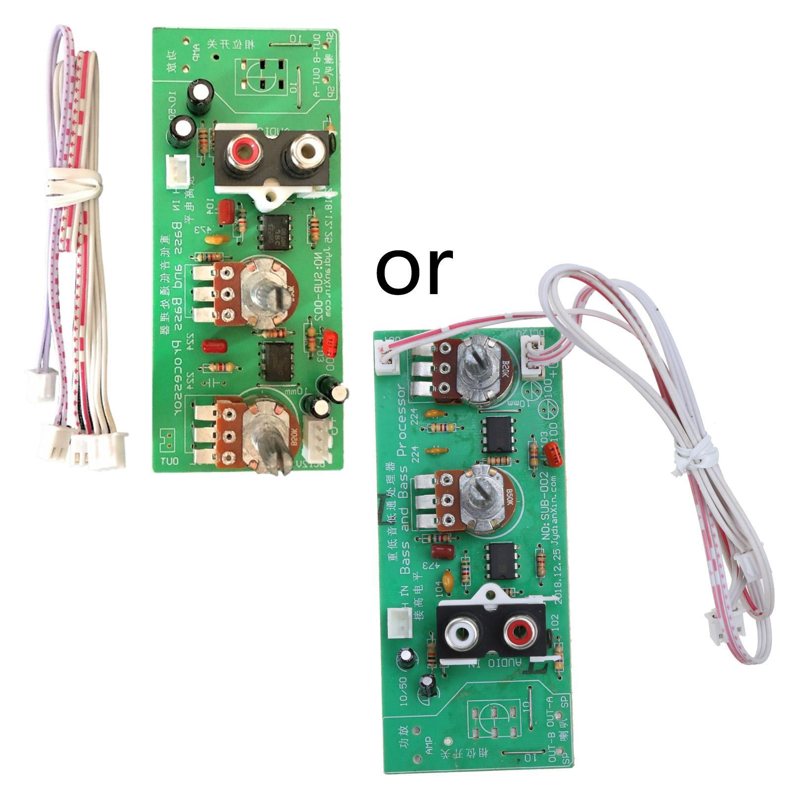 

SUB-002 Плата усилителя мощности сабвуфера 22 Гц-300 Гц 1-канальный моно аудио усилитель звука Двойной DC-12 В