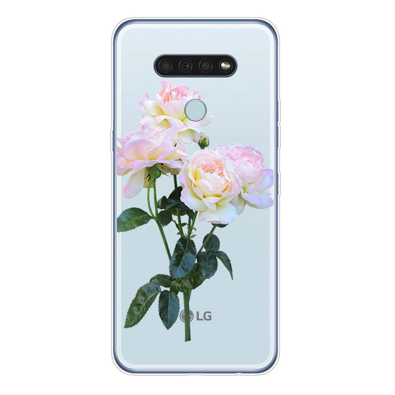 Love Fresh Flowers For LG K92 K52 K62 K22 K71 K61 K51S K41S G8 G8S G8X V35 V50 V40 V50S V60 Q60 Phone Case