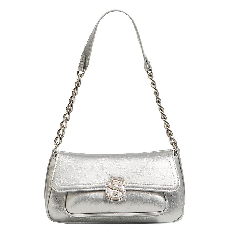 Small Square Armpit Bag for Women Luxury Light Niche Chain Single-shoulder Diagonal Crossbody Bag New Fashion
