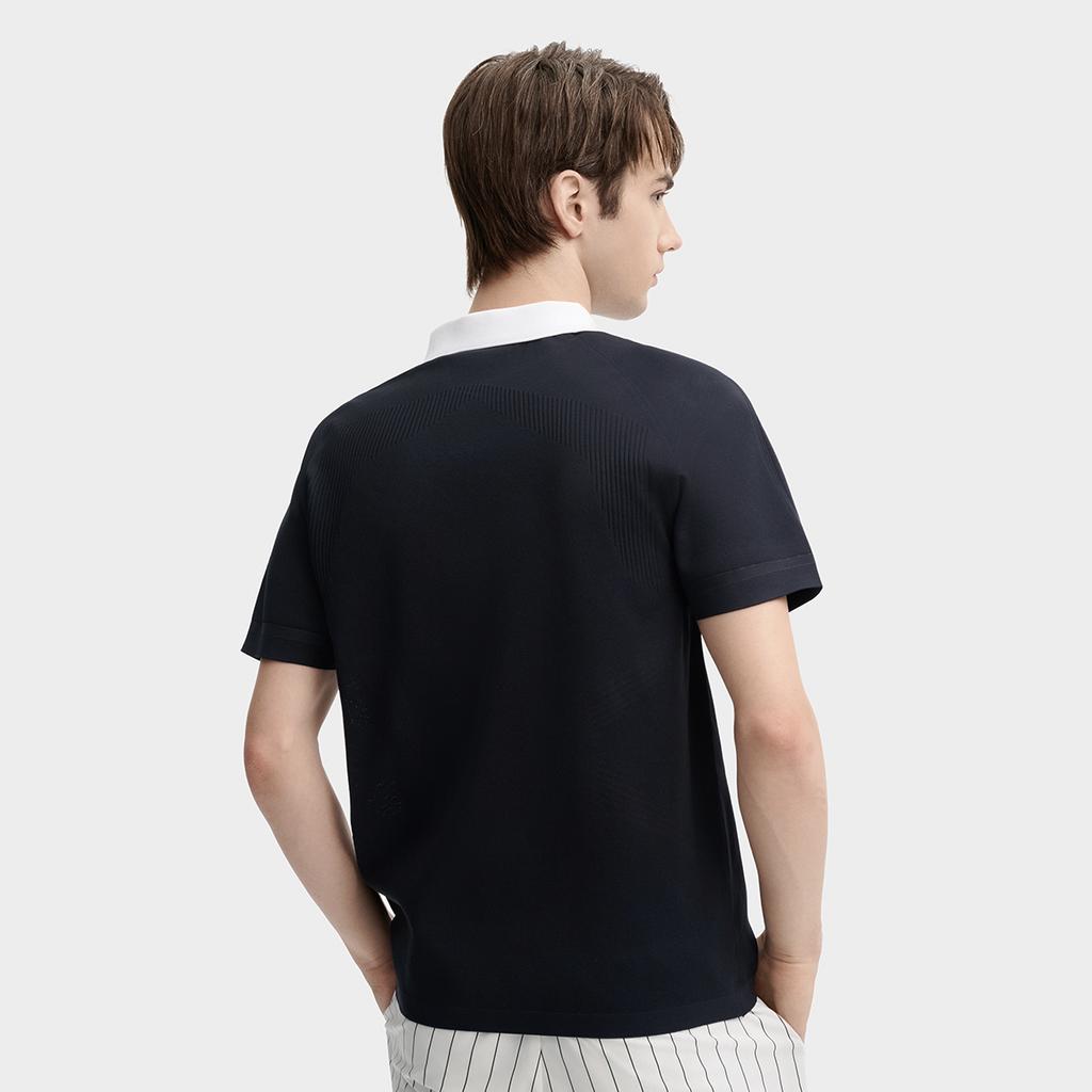 New FILA Polo Shirt Men's Legend Blue F11M437104FNV