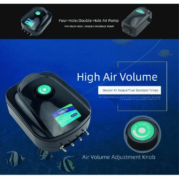 Ultra Silent Aquarium Air Pump Low Noise Air Compressor Aerator 220v Fish Tank Oxygen Air Pump Silent Operation 3.5/4/12W