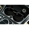 For Mercedes-Benz GLC 2016- Silver ABS Middle Console Water Cup Frame Trim