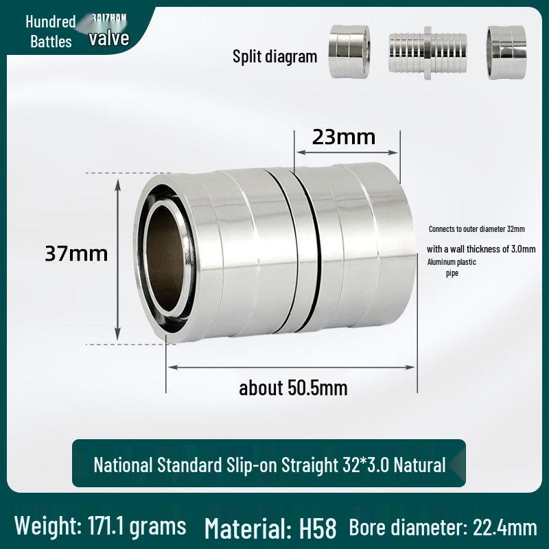 Copper and Aluminum Compression Fittings for Underfloor Heating and Hot Water Pipes