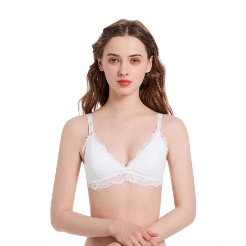 Lace No Underwire Comfortable Breathable Bra Small Breast Women Sexy Underwear