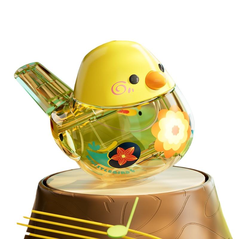 Sifflet d'oiseau aquatique Jouet pour nourrissons Enfants Instrument de musique Outil d'entraînement pour bébés Conception d'appel Peut être rempli d'eau