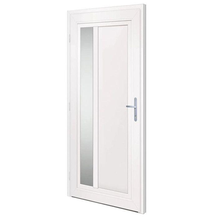 VidaXL Front Door White 98x208 Cm PVC 3157095