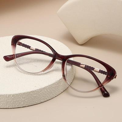 Women's Ultra-Light Cat-Eye Fashion Glasses - Elegant, Comfortable, and Stylish Eye Protection.