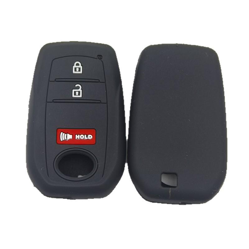 Soft Silicone Key Cover for Toyota Prius, Sequoia & Tacoma (2+1 Button, US Version)