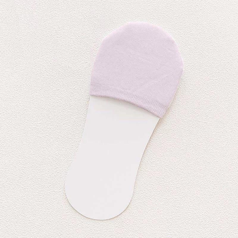 

1Pair=2pcs Summer College Japanese Cotton Socks Girl Thicken Breathable Boat Socks Invisible Half Foot Toe Cover Socks Women