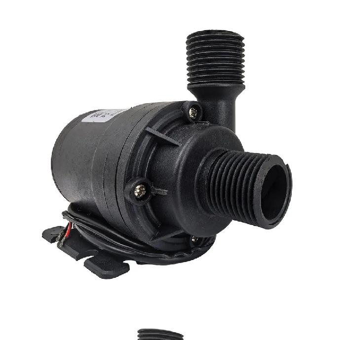 Pompa dell'acqua ultra silenziosa DC12V/24V 1000L/H Motore brushless mini Sommergibile Pompa dell'acqua per acquario Pompa di sollevamento per scaldacqua e doccia