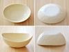 Tableware East Japanese Oval Bowls, 2-Color Set, Dinnerware Set, Plates, Large Bowls, and Rice Bowls