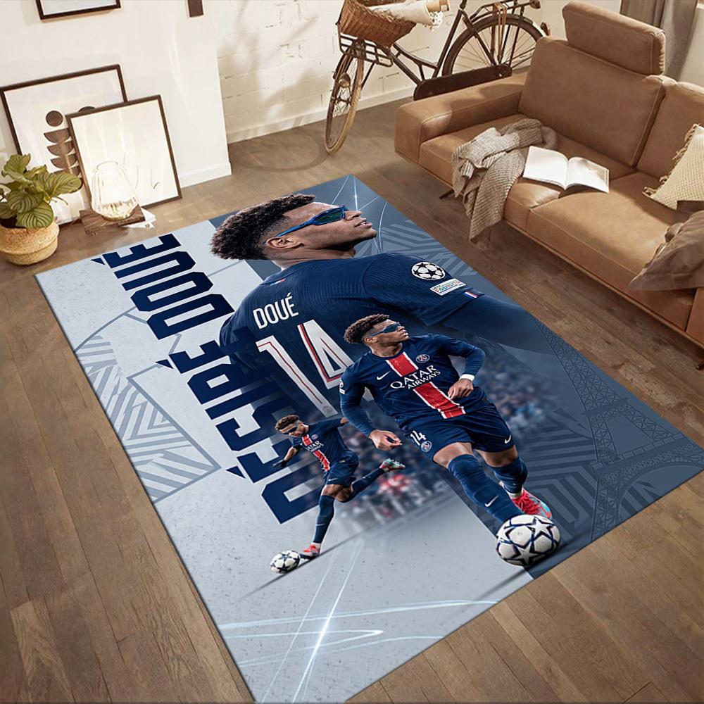 Mbappe 40 Carpet Suitable for Bedrooms Entryway Dining Room Playrooms Anti-slip Rug Office home decor Gift for Festivals