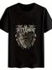 T-shirt Vintage Rock Band Graphic - Black Casual Summer Tee with "TESTAMENT" Print