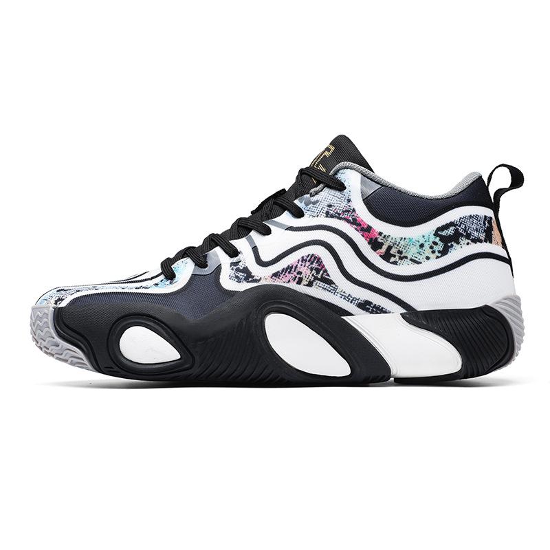 Special Basketball Shoes for Men and Women Tatum 3rd Generation Camouflage Zebra Wear-resistant Shock Absorption and Anti-skid Professional Competiti