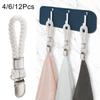 Pants Gloves Not Only Suitable For The Storage Of Kitchen And Bathroom Towels Towel Clips 4pcs Stainless Steel 12pcs