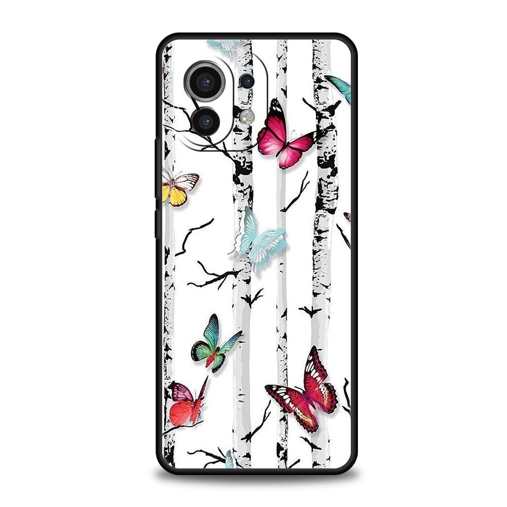 

Butterfly Design Phone Case Cover for Xiaomi Mi 17 15 14 13 12 11 Ultra 15T 14T 13T 12T 11T Pro Lite 5G Soft TPU Shell Funda Bag Xiaomi 13 Ultra