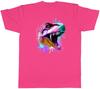 TRex Face Unisexs TShirt Dinosaur Head Paint Splash Unisex Tee Gift