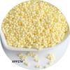 2x4mm Solid Color Glass Peanut Beads for DIY Jewelry & Hair Accessories