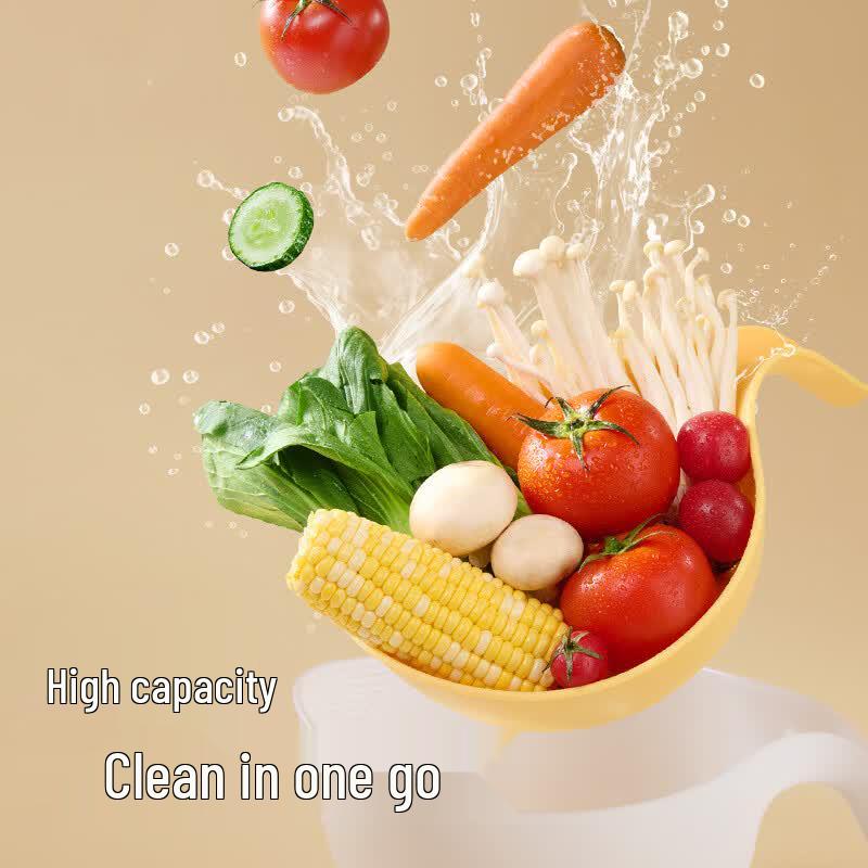 Ecoco Double-Layer Kitchen Draining Basket