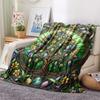 1Pc Easter Print Flannel Blanket, High quality Comfortable for All Seasons, Home Decor, Warmth and Comfort, Perfect for Christmas Gifts W4
