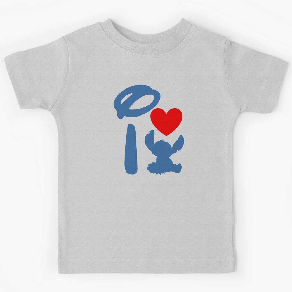 I Heart Stitch (Inverted) Kids T-Shirt 110