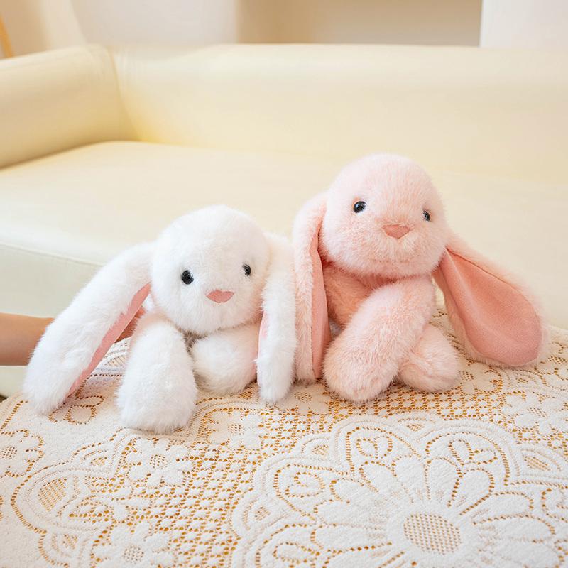 45cm Very Soft Rabbit Plushies Cuddly Stuffed Bunny Rabbit Plush Toy Throw Doll Birthday Gifts Girl Child