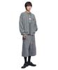 Nomaenyueol Painted Double Knee Shorts - Washed Gray