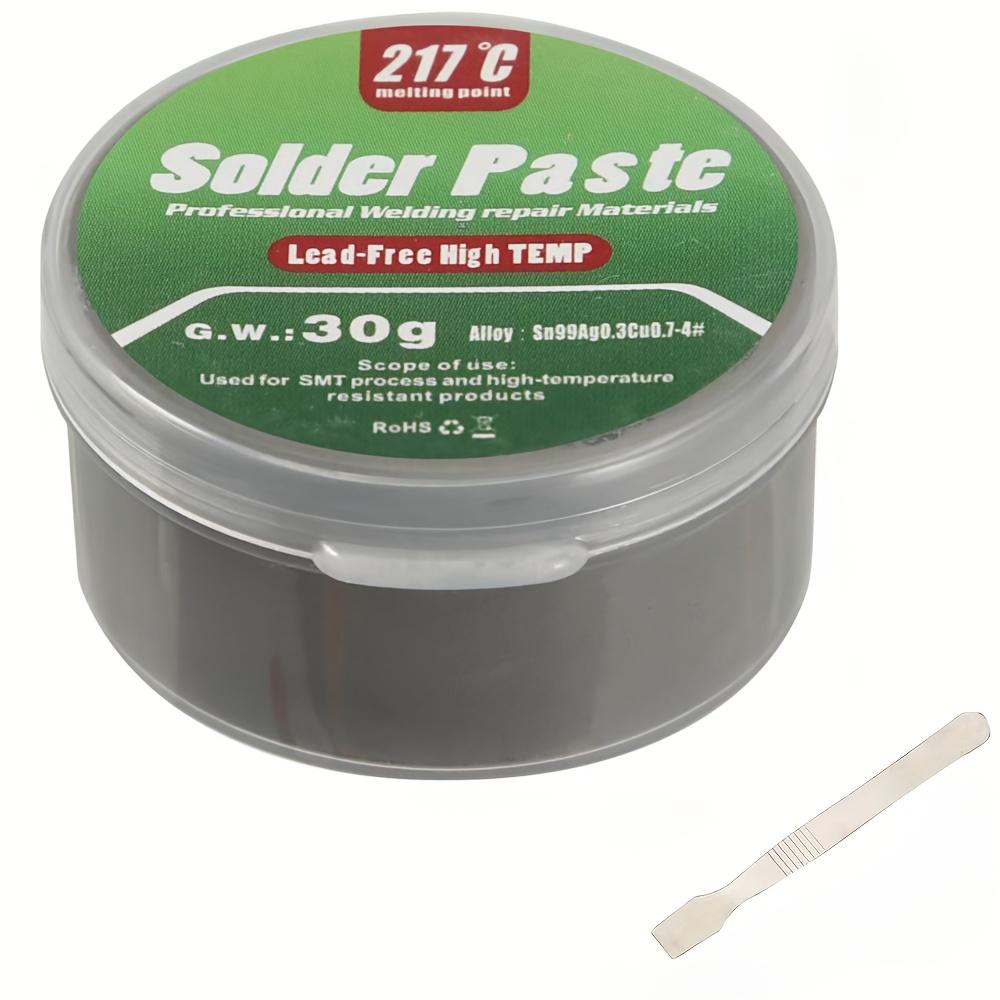High-temperature Solder Paste 217°C (Sn99%Ag0.3%Cu0.7%), Electronic Solder Paste, Used for IC/PCB/BGA/SMD/repair with Melting Point of 217°C, No-clean