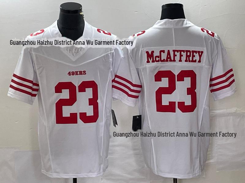 

2023 Легендарна футболка 3-го покоління 49ers - Кіттл #85, Боса #97, Семюел #19 S