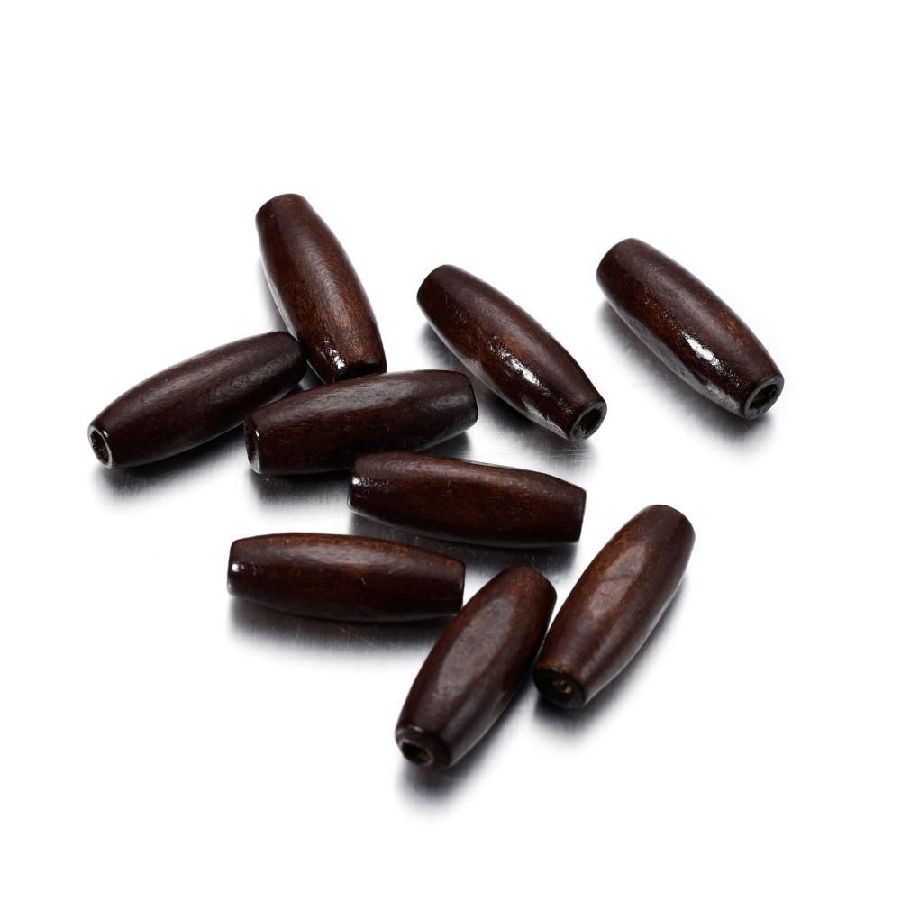 

20-50pcs/Lot Natural Pine Wood Beads Wooden Oval Mixed Spacer Beading Creating Jewelry Making DIY Bracelets Accessories Gifts 20pcs шоколадный