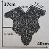 Black And White I Polyester Thorn Hollow Embroidered Collar-Shaped Sewing Lace Diy Decorative Cheongsam Dress Clothing Accessories Accessories