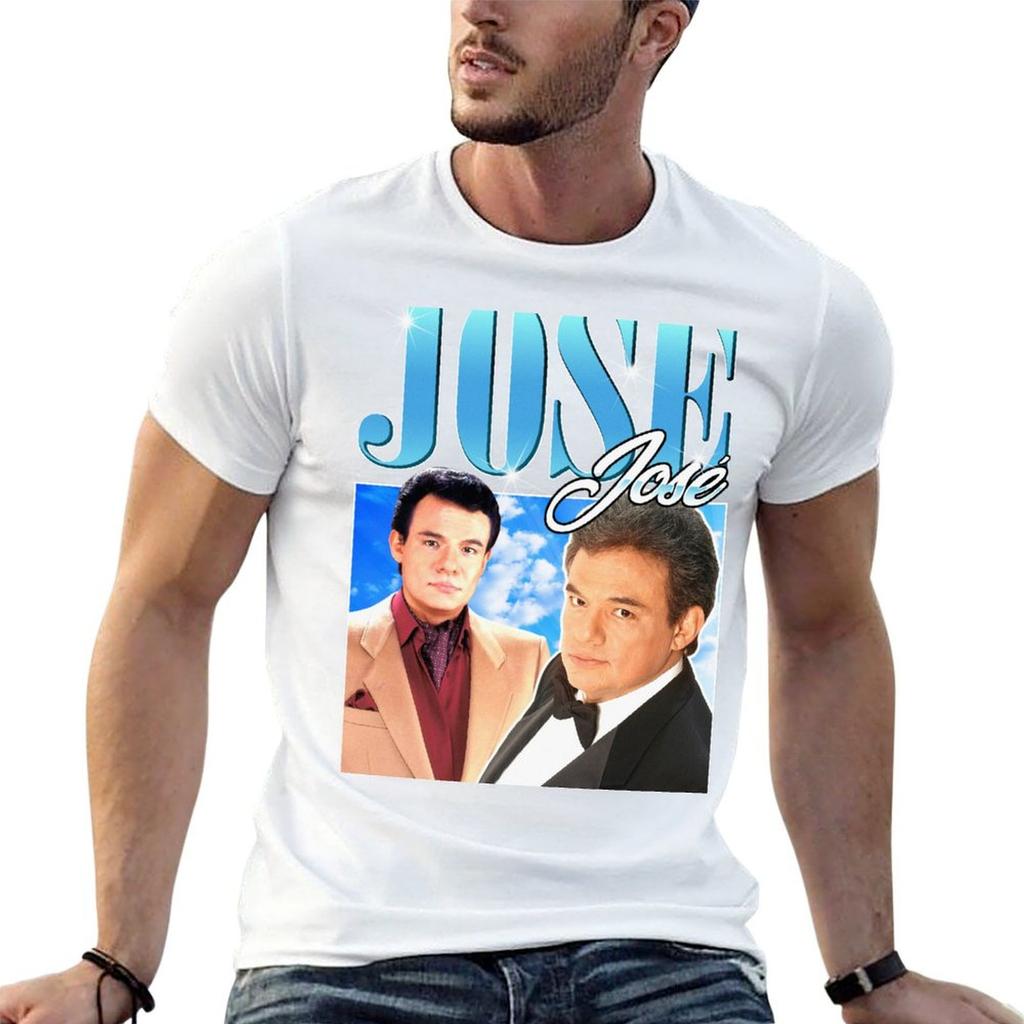 Jose Jose Vintage Retro Tshirt Cheap Stuff Aesthetic Clothes Blouse Anime Vintage T Shirt Unisex
